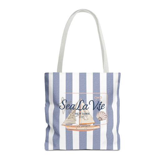 Sea La Vie Collection Tote Bag - "Sea La Vie" Beach Tote