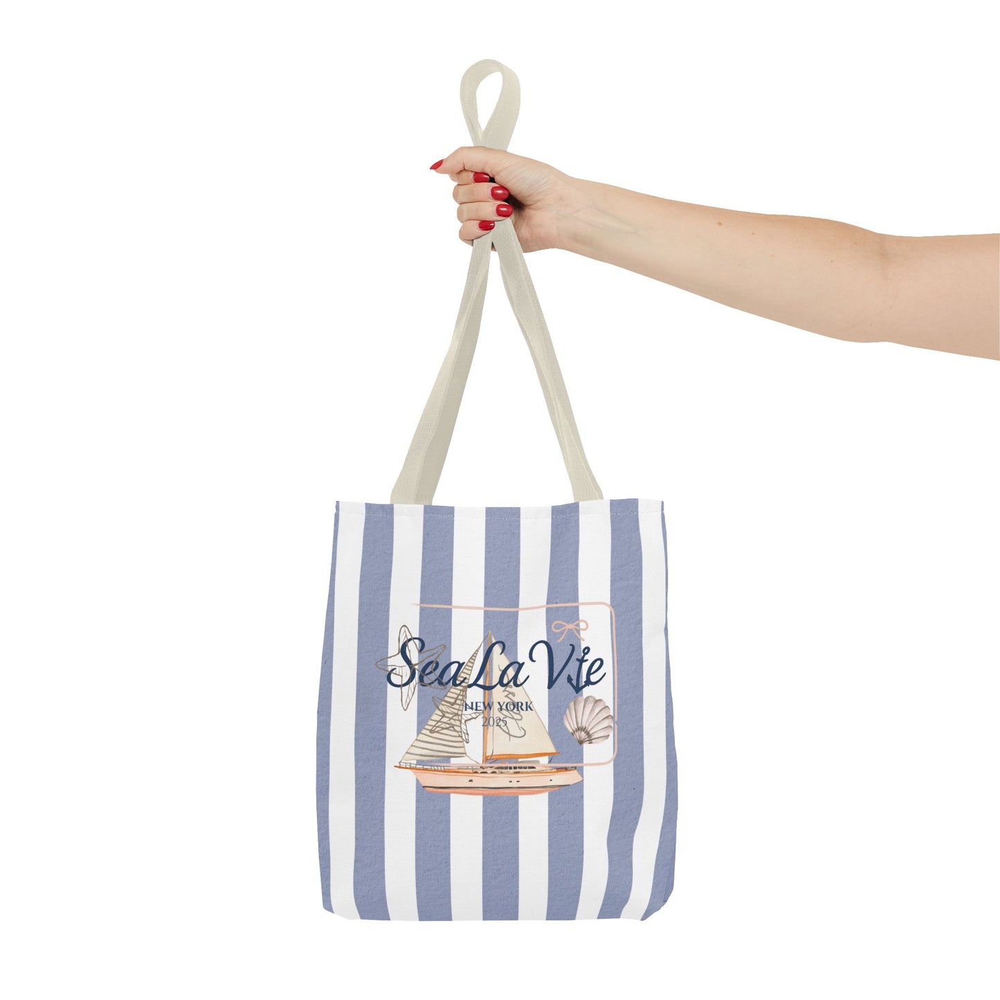 Sea La Vie Collection Tote Bag - "Sea La Vie" Beach Tote