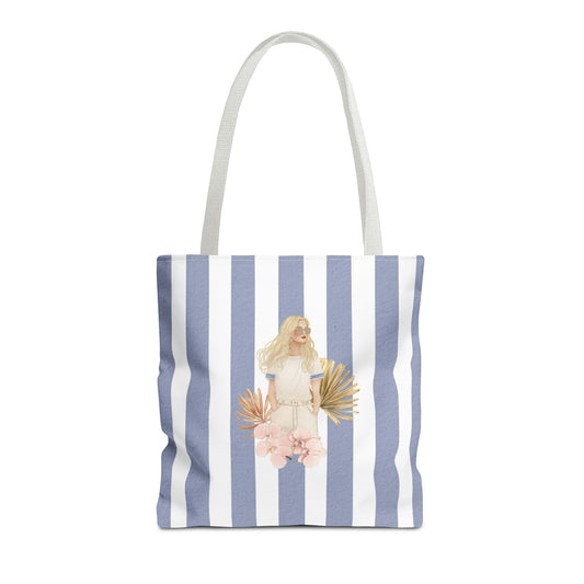 Personalize Bridal Party Collection Tote Bag - "Sea La Vie" Beach Tote