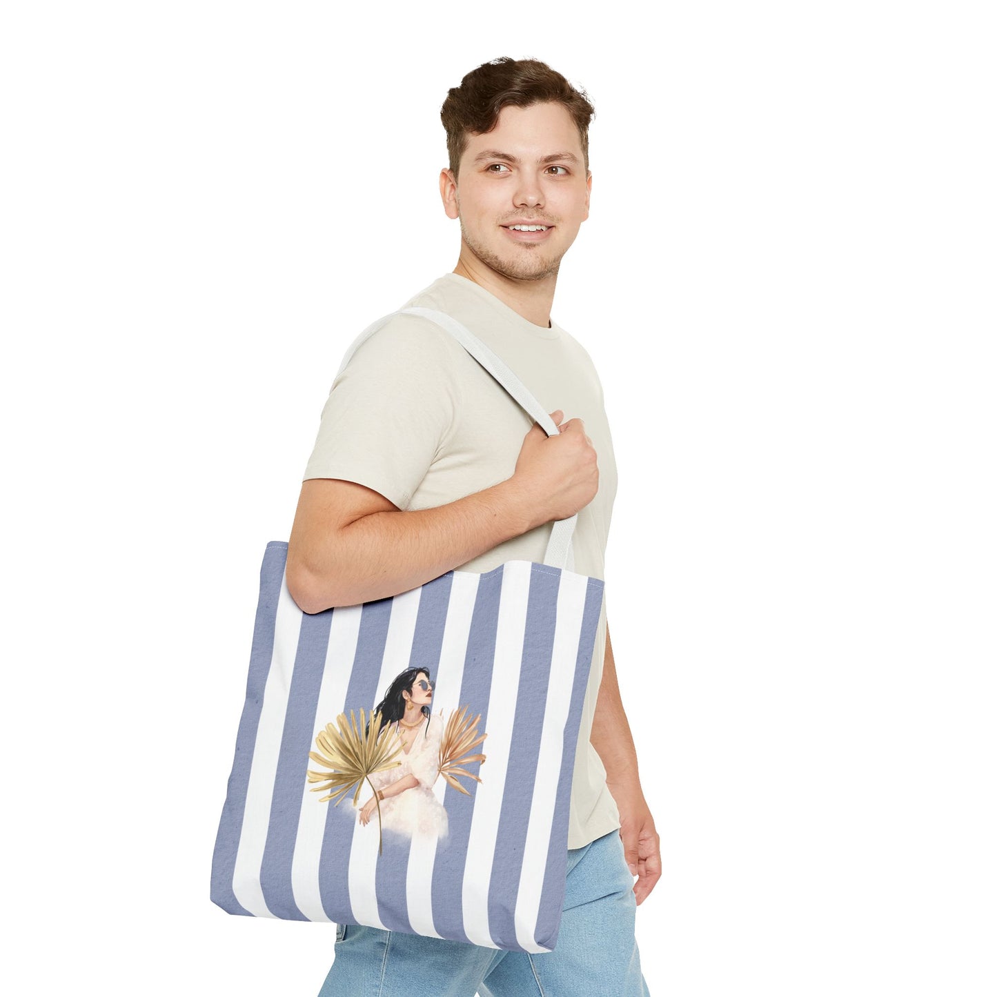 Personalize Bridal Party Collection Tote Bag - "Sea La Vie" Beach Tote