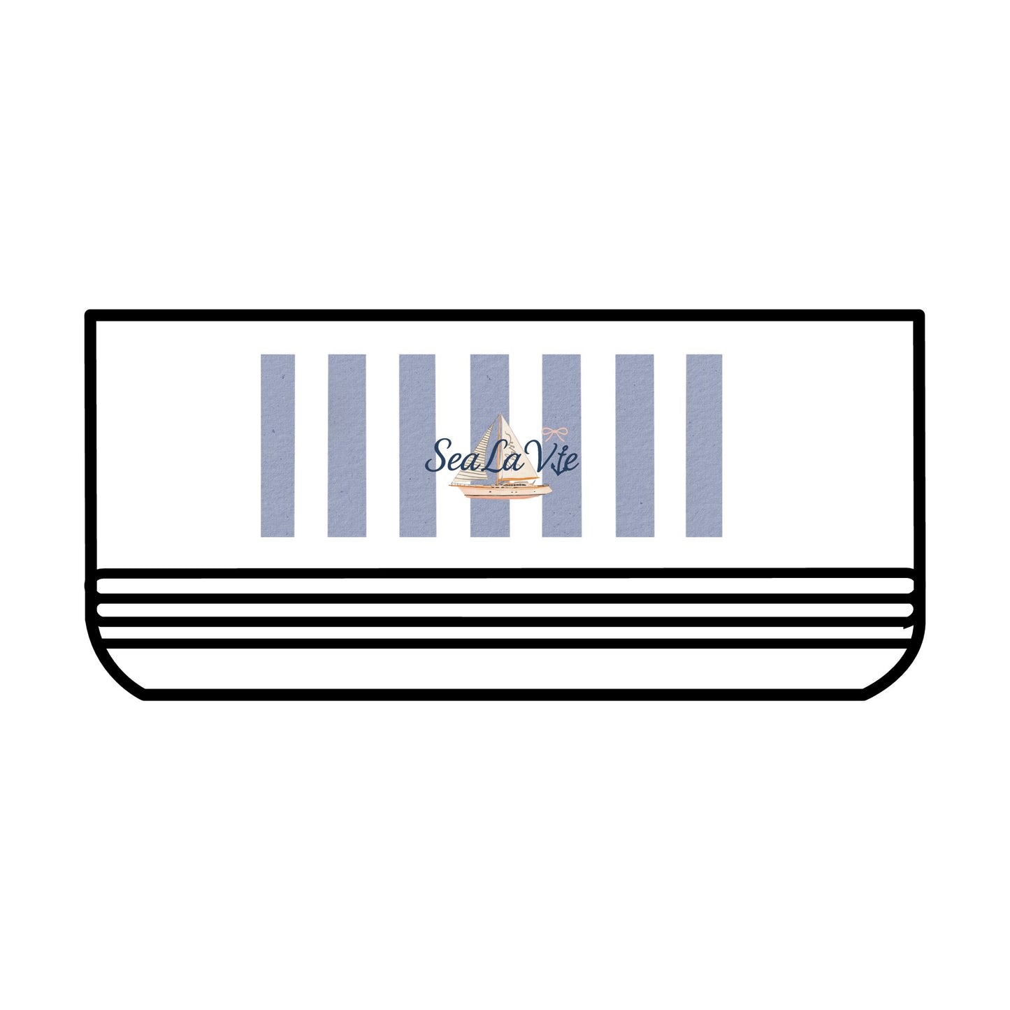 Sail Away Pet Bowl, Sea La Vie Pet Dish, Dog Bowl, Cat Bowl, Nautical Pet Accessories, 18oz Pet Feeding Dish