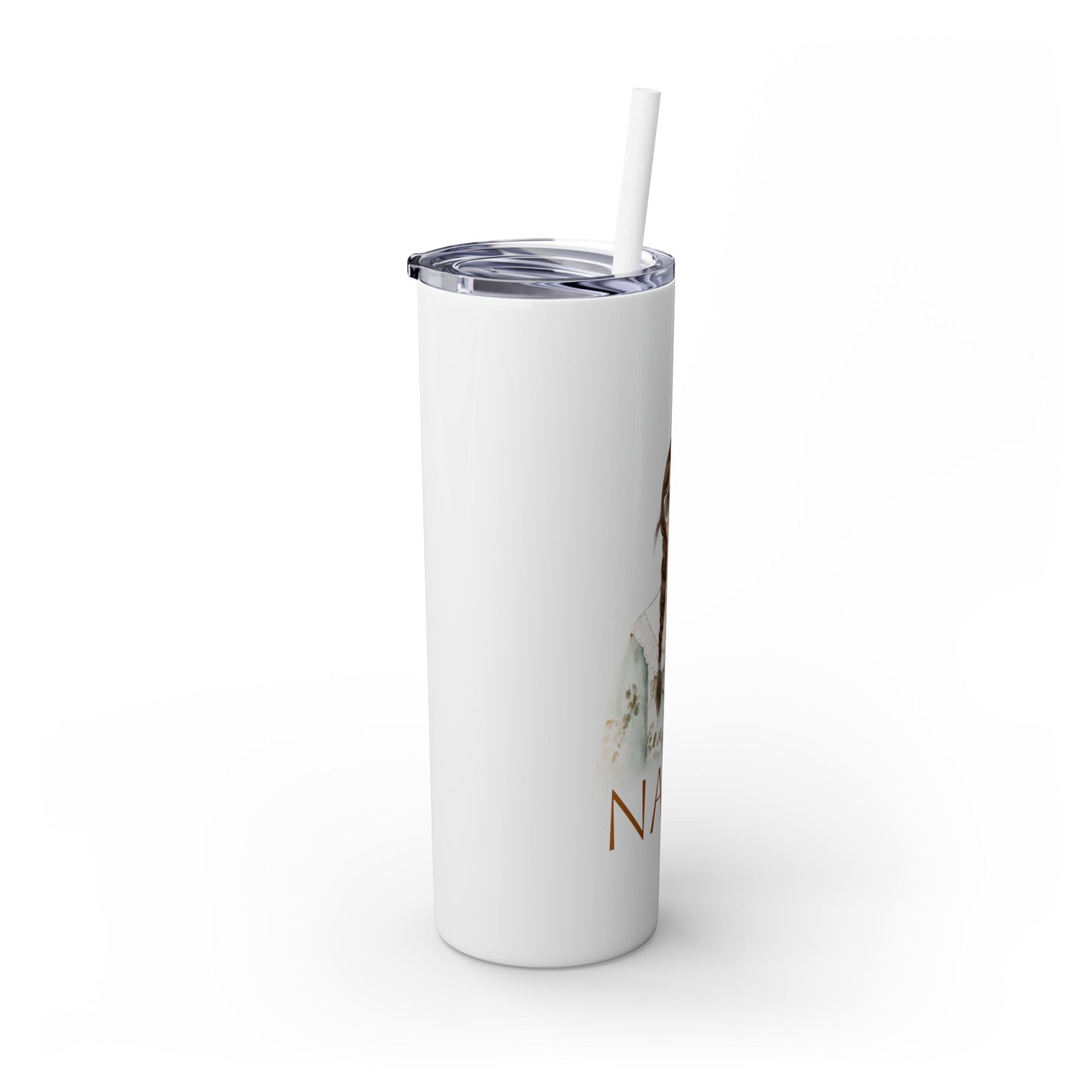 Personalize Kelly Salty Siren Skinny Tumbler with Straw | 20oz Coastal Drinkware