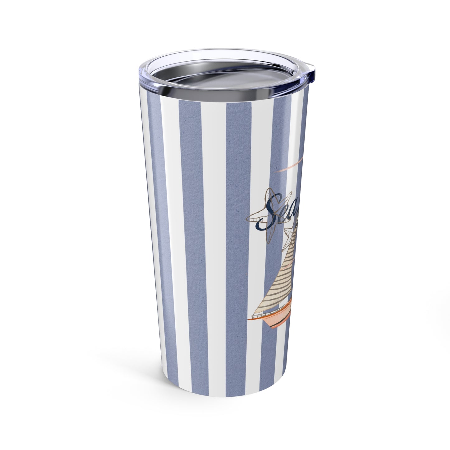 Sail Away 20oz Tumbler - Sea La Vie, Beach Life, Coastal Decor, Summer Vibes, Eco-Friendly Travel Cup