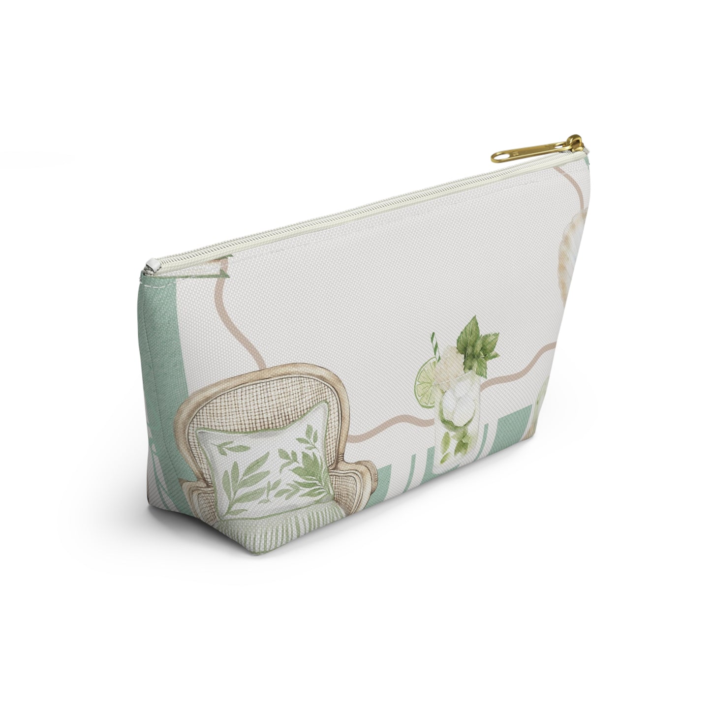 Salty Siren Accessory Pouch - Sea La Vie, Nautical Bag for Travel, Make-Up, Beach, Gift for Her