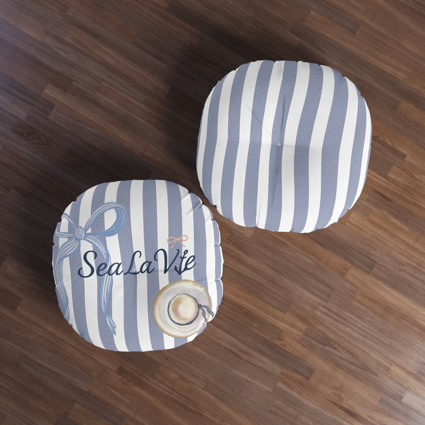 Sea la Vie Coastal Themed Tufted Floor Pillow, Round Pillow for Home Decor, Beach House Accent, Nautical Cushion, Relaxation Accessory, Gift for [...]