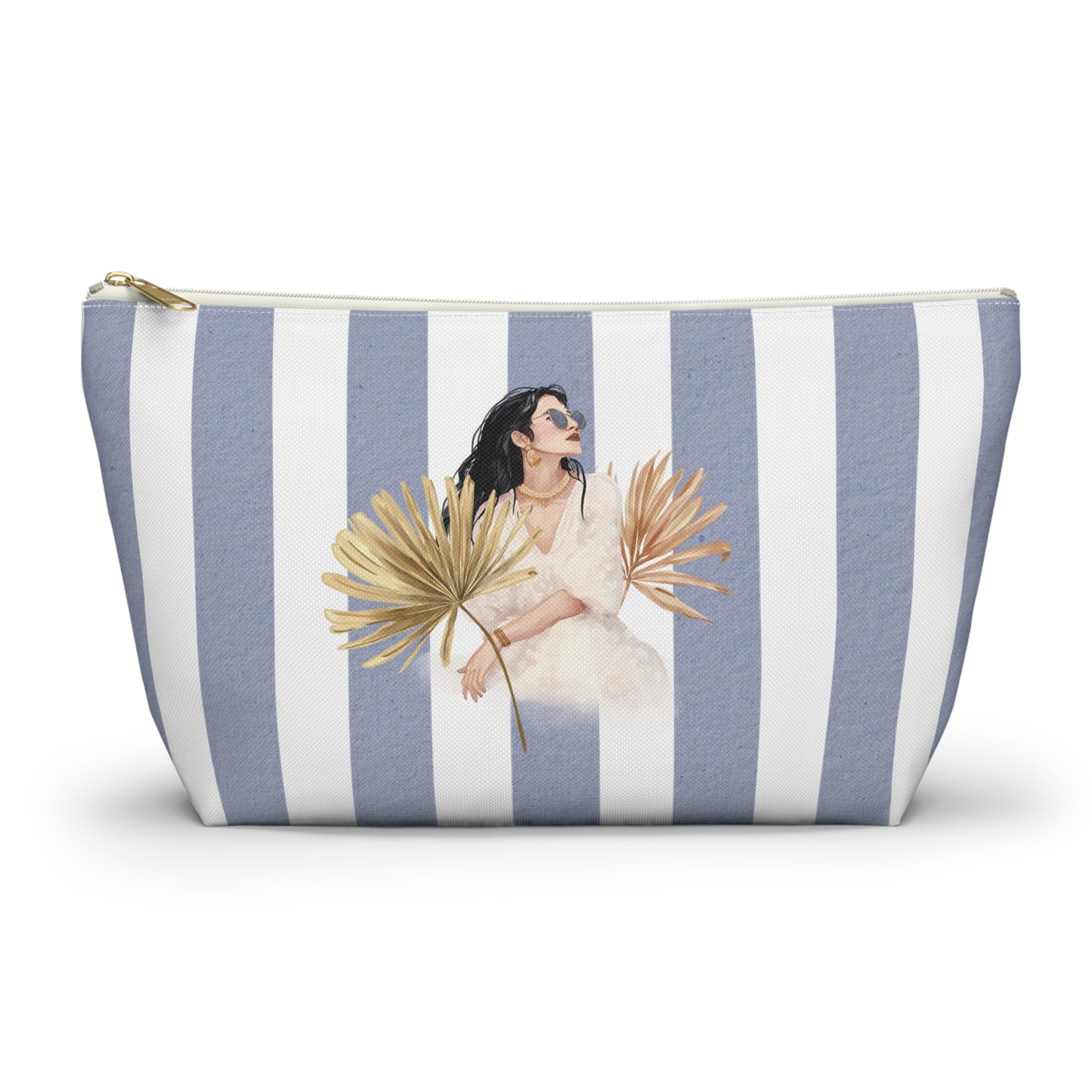 Personalize Bridal Party Accessory Pouch - Sea La Vie, Nautical Bag for Travel, Make-Up, Beach, Gift for Her