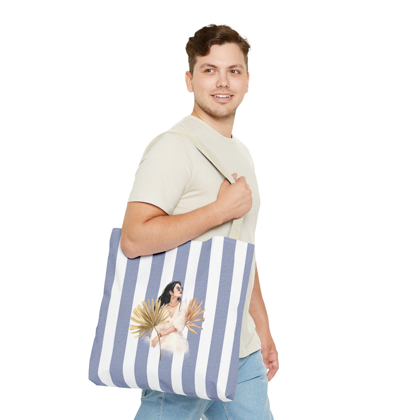 Personalize Bridal Party Collection Tote Bag - "Sea La Vie" Beach Tote