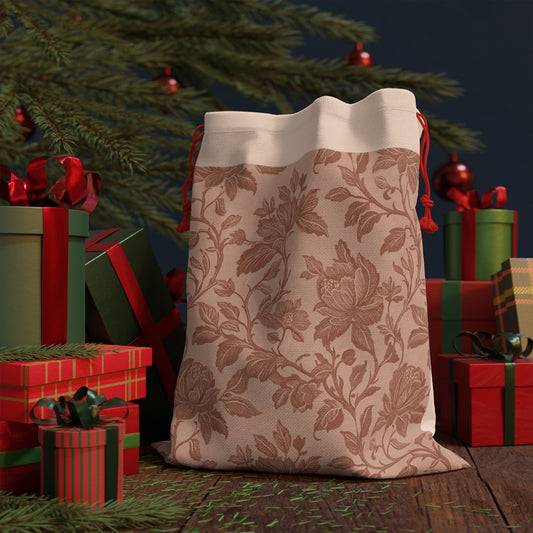 Elegant Floral Gift Bag for Any Occasion Golden Hour Autumn Collection, Gift Pouch, Party Favor Bag, Wedding Gift Bag, Eco-Friendly Gift Wrapping