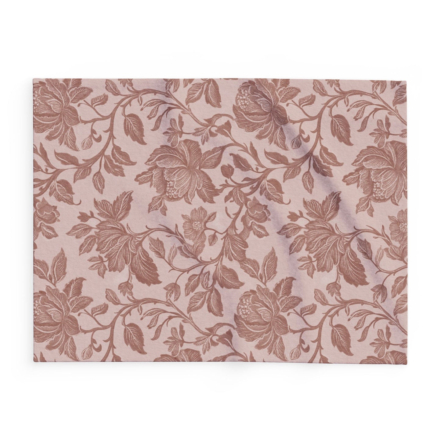 Rose Floral Arctic Fleece Blanket Golden Hour Autumn Collection, Cozy Throw Blanket, Home Decor Gift, Soft Floral Blanket, Wedding Gift, Housewarming