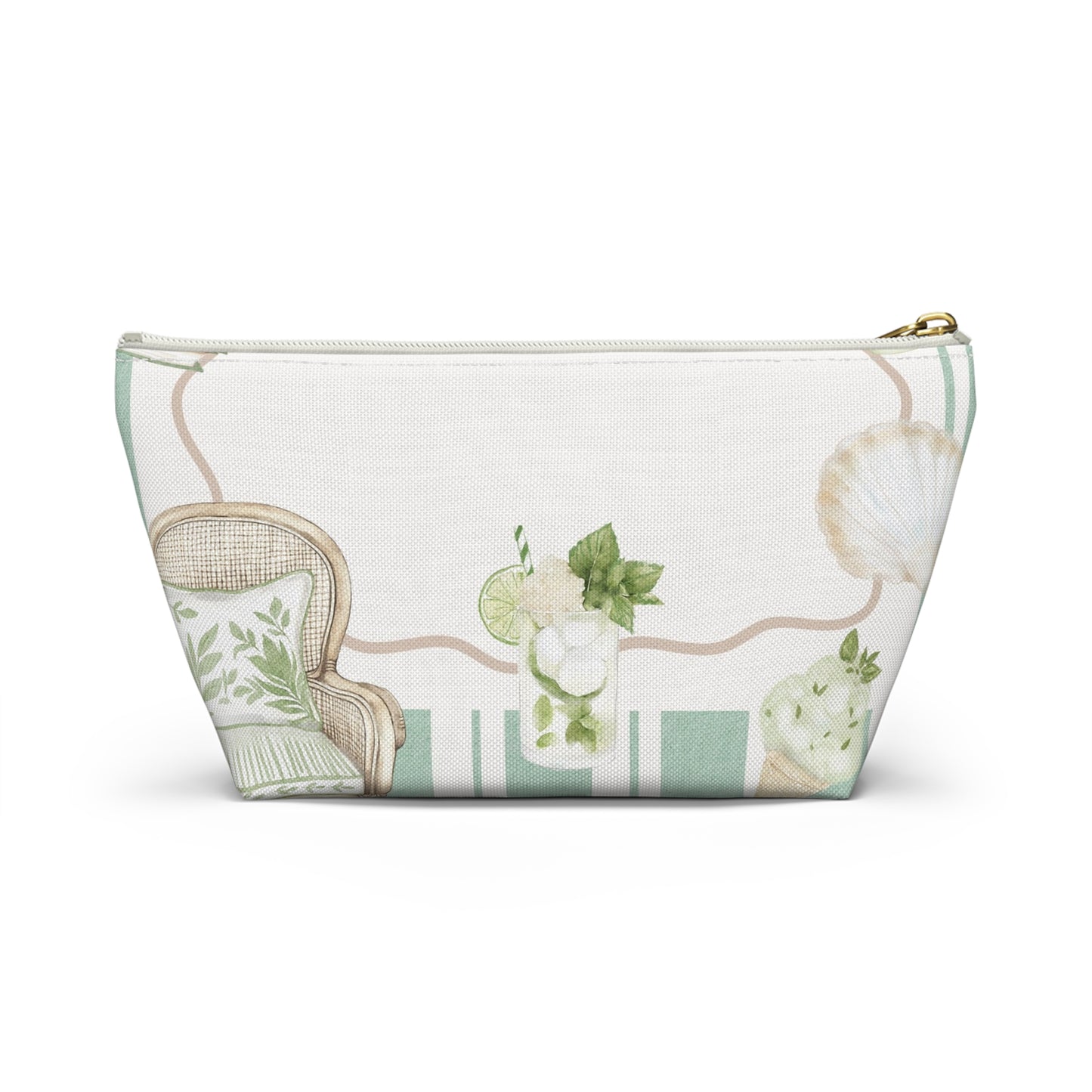 Salty Siren Accessory Pouch - Sea La Vie, Nautical Bag for Travel, Make-Up, Beach, Gift for Her