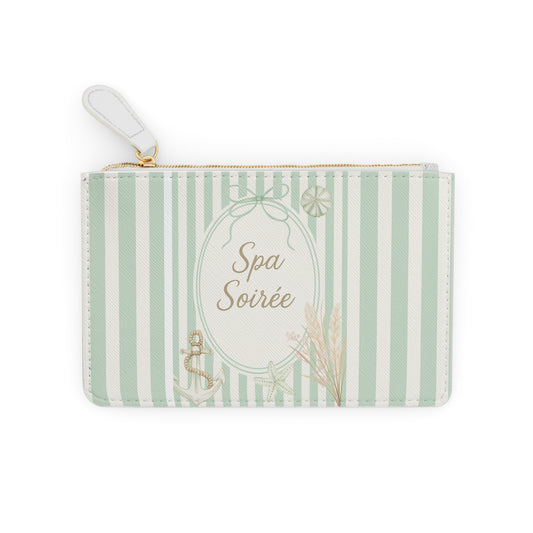 Spa Soriee Mini Clutch Bag, Nautical Purse, Marine Theme Accessory, Summer Travel Essential, Beach Gift Idea, Coastal Style Clutch