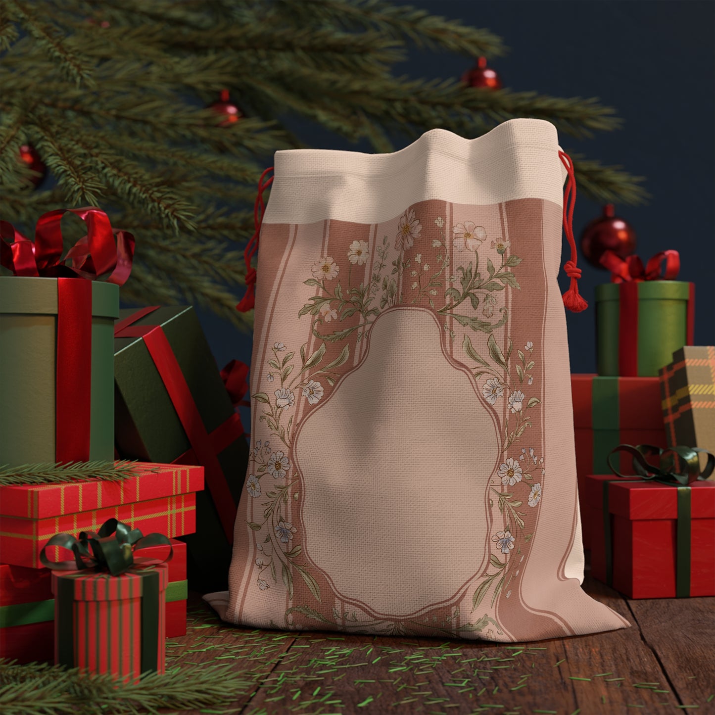 Elegant Floral Gift Bag for Any Occasion Golden Hour Autumn Collection, Gift Pouch, Party Favor Bag, Wedding Gift Bag, Eco-Friendly Gift Wrapping