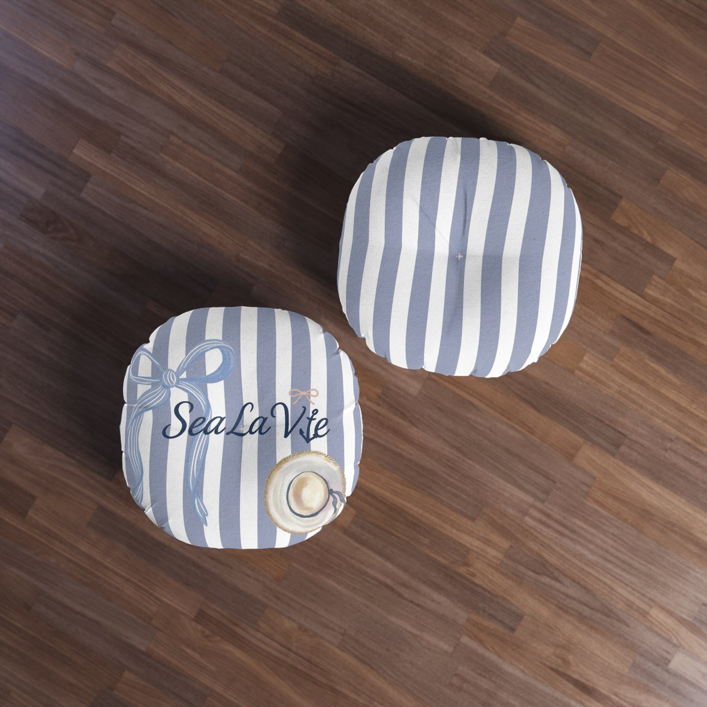 Sea la Vie Coastal Themed Tufted Floor Pillow, Round Pillow for Home Decor, Beach House Accent, Nautical Cushion, Relaxation Accessory, Gift for [...]