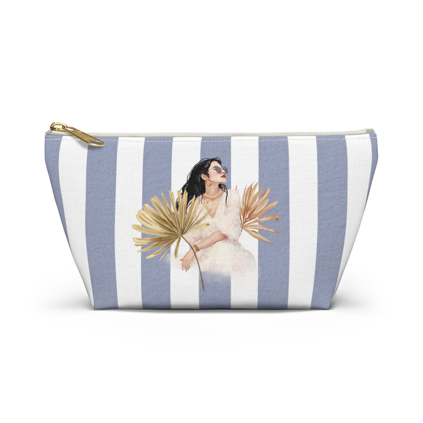 Personalize Bridal Party Accessory Pouch - Sea La Vie, Nautical Bag for Travel, Make-Up, Beach, Gift for Her