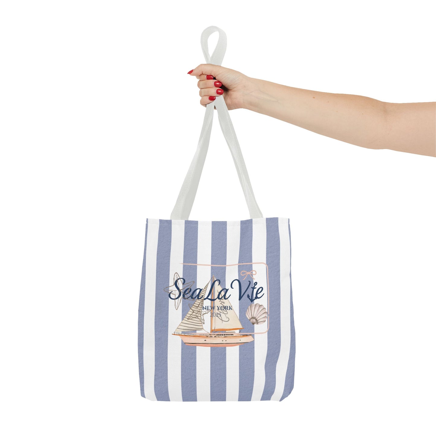 Sea La Vie Collection Tote Bag - "Sea La Vie" Beach Tote