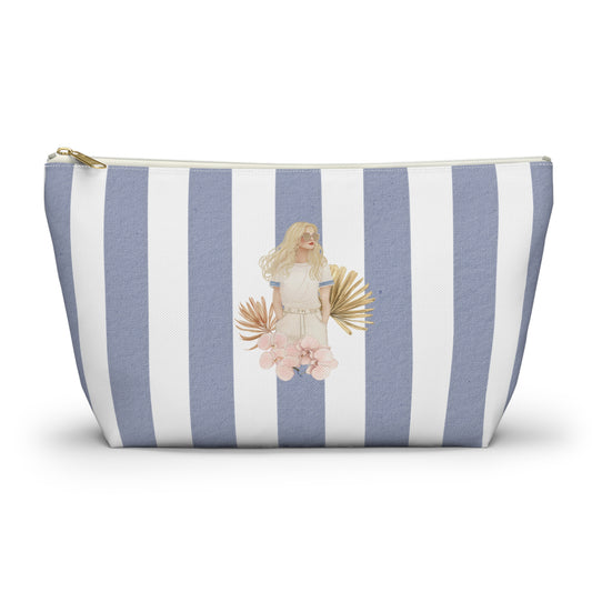 Personalize Bridal Party Accessory Pouch - Sea La Vie, Nautical Bag for Travel, Make-Up, Beach, Gift for Her