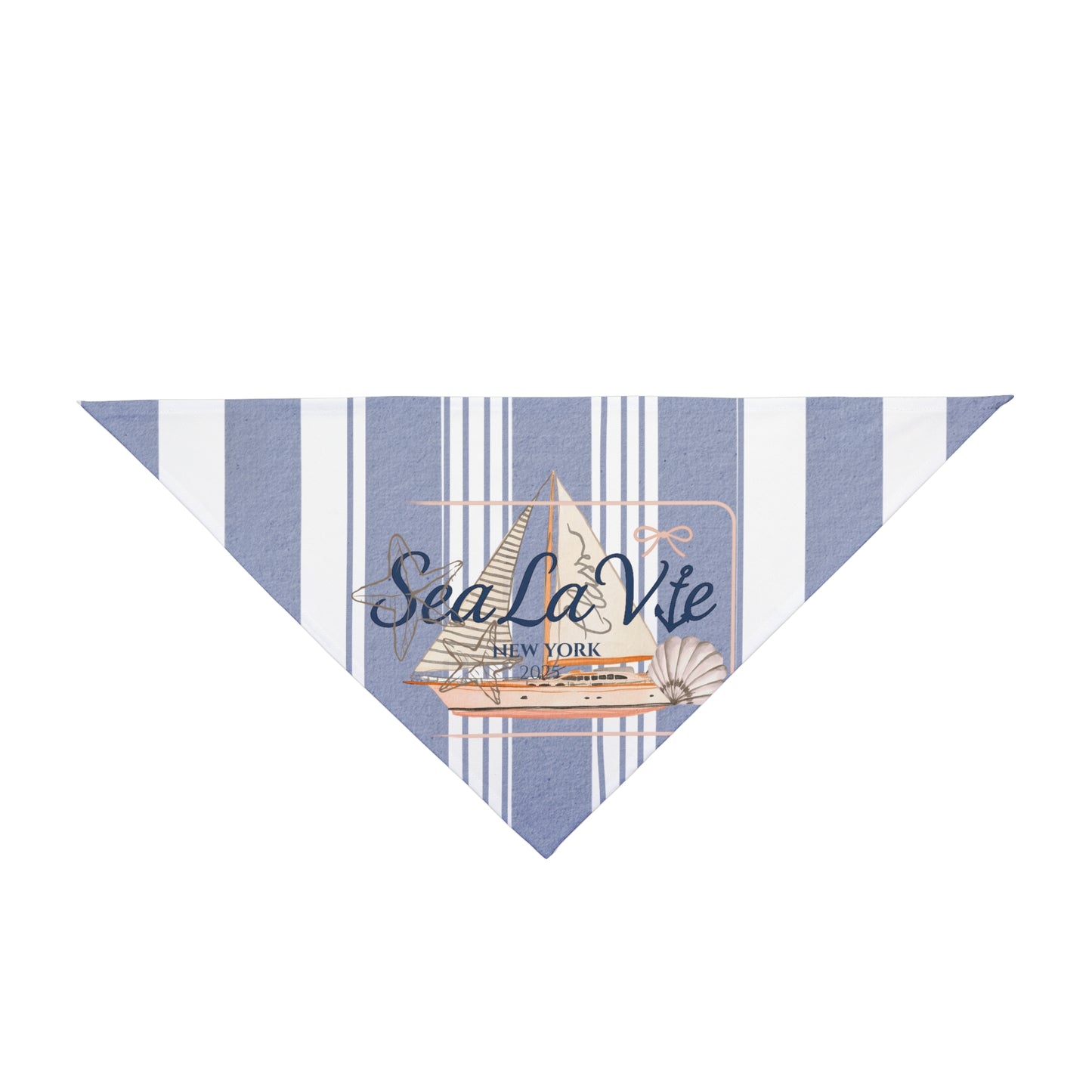 Sail Away Pet Bandana | Beach Vibes | Perfect for Summer Adventures, Dog Birthdays, Photoshoots, Pet Gifts, or Beach Outings