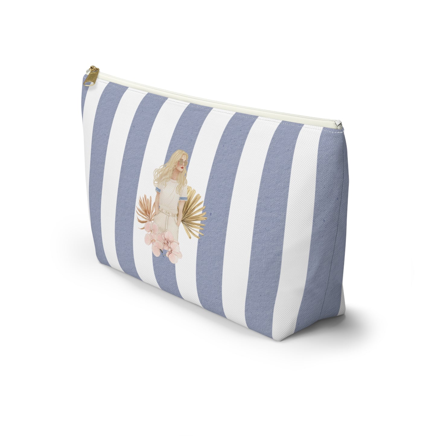 Personalize Bridal Party Accessory Pouch - Sea La Vie, Nautical Bag for Travel, Make-Up, Beach, Gift for Her