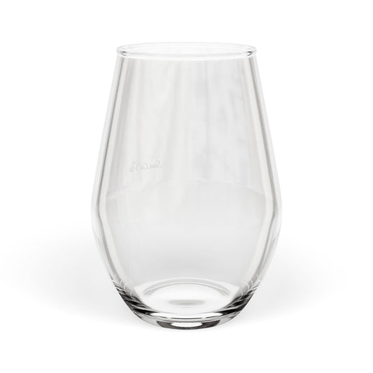 Personalized Sea La Vie Chic Stemless Wine Glass, Perfect for Celebrations, Events, Gifts, Home Bars, Party Favors