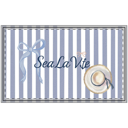 Sea la Vie Nautical Welcome Doormat